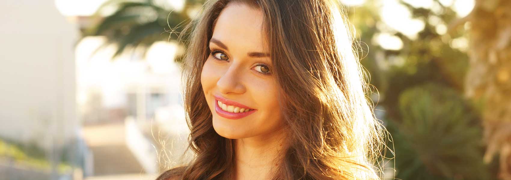 Beautiful woman smiling