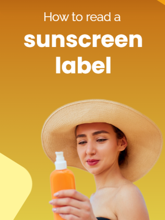 How to read a sunscreen label