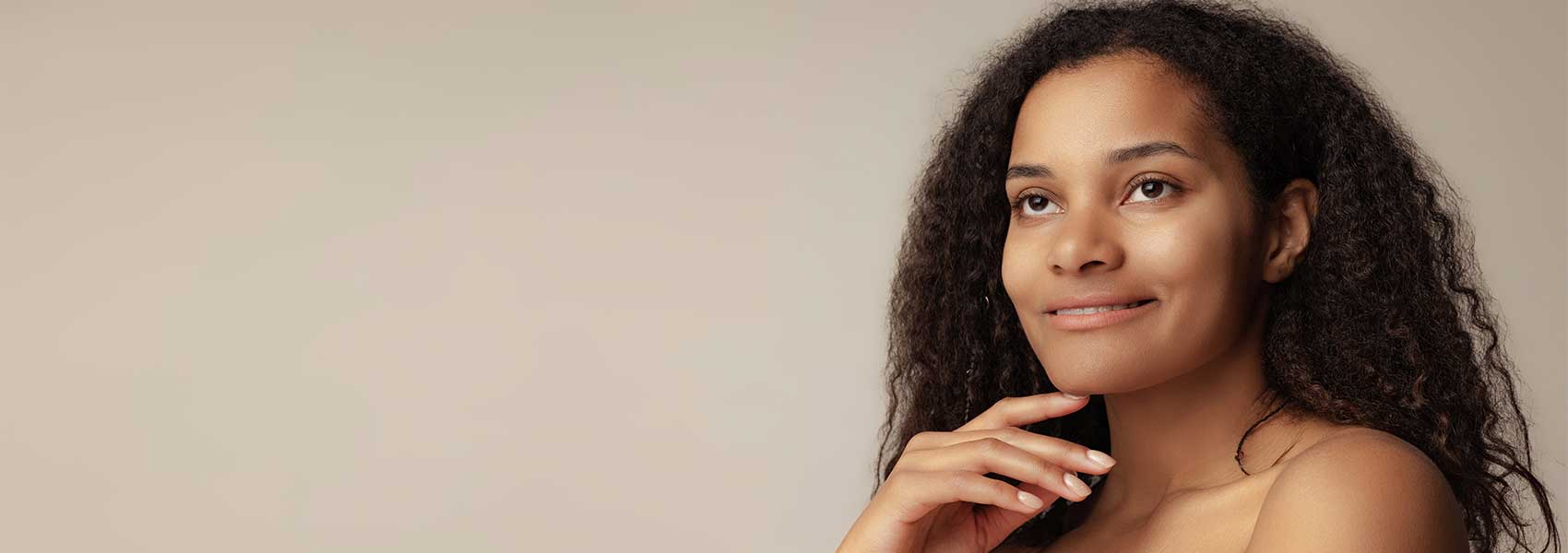 Beautiful woman smiling
